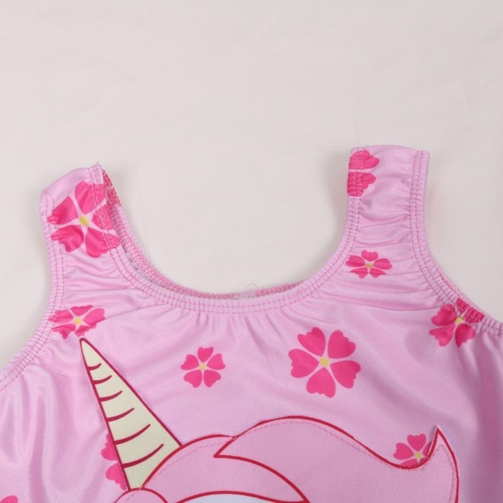 Girls' Unicorn Printed Swimsuit Toddler One Piece Swimsuit
