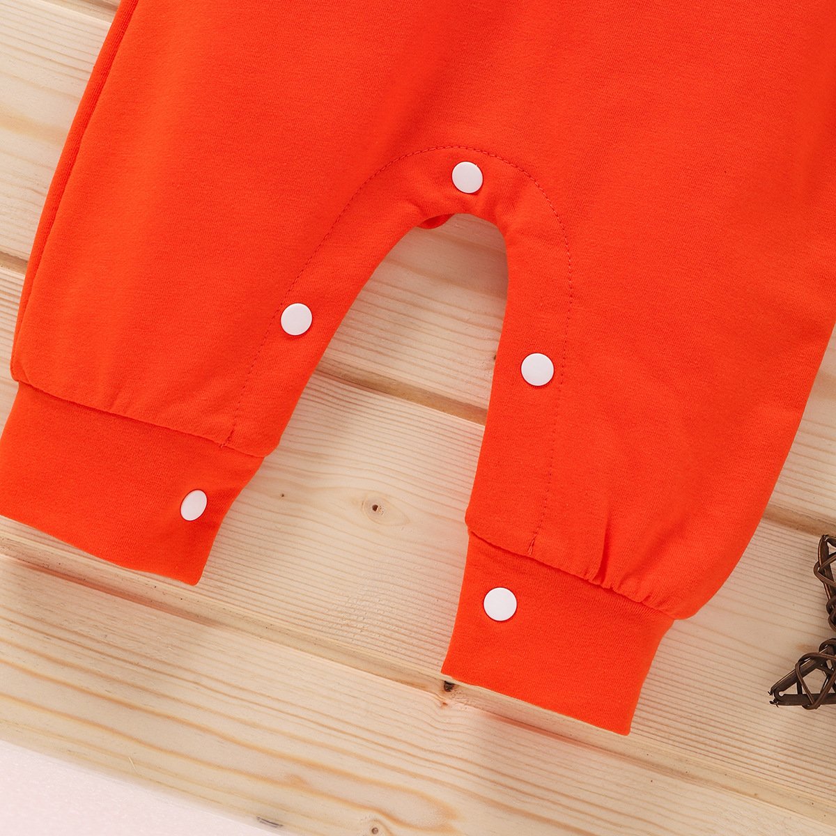 Baby Girls Halloween Long Sleeve Pumpkin Romper wholesale baby clothes usa
