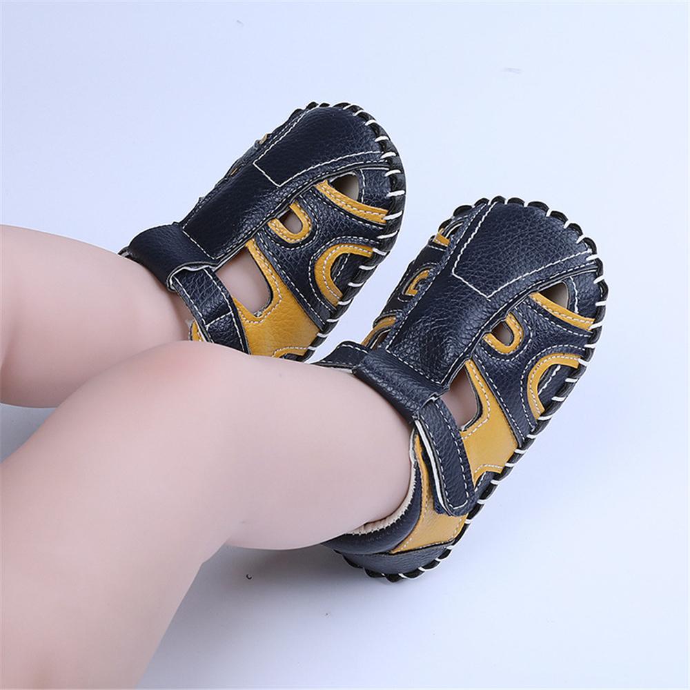 Baby Boys Hollow Out Soft PU Sandals Children Sandals Wholesale