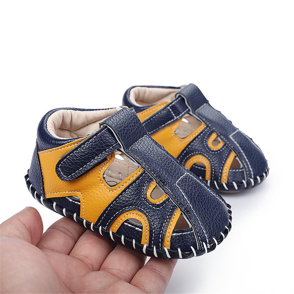 Baby Boys Hollow Out Soft PU Sandals Children Sandals Wholesale