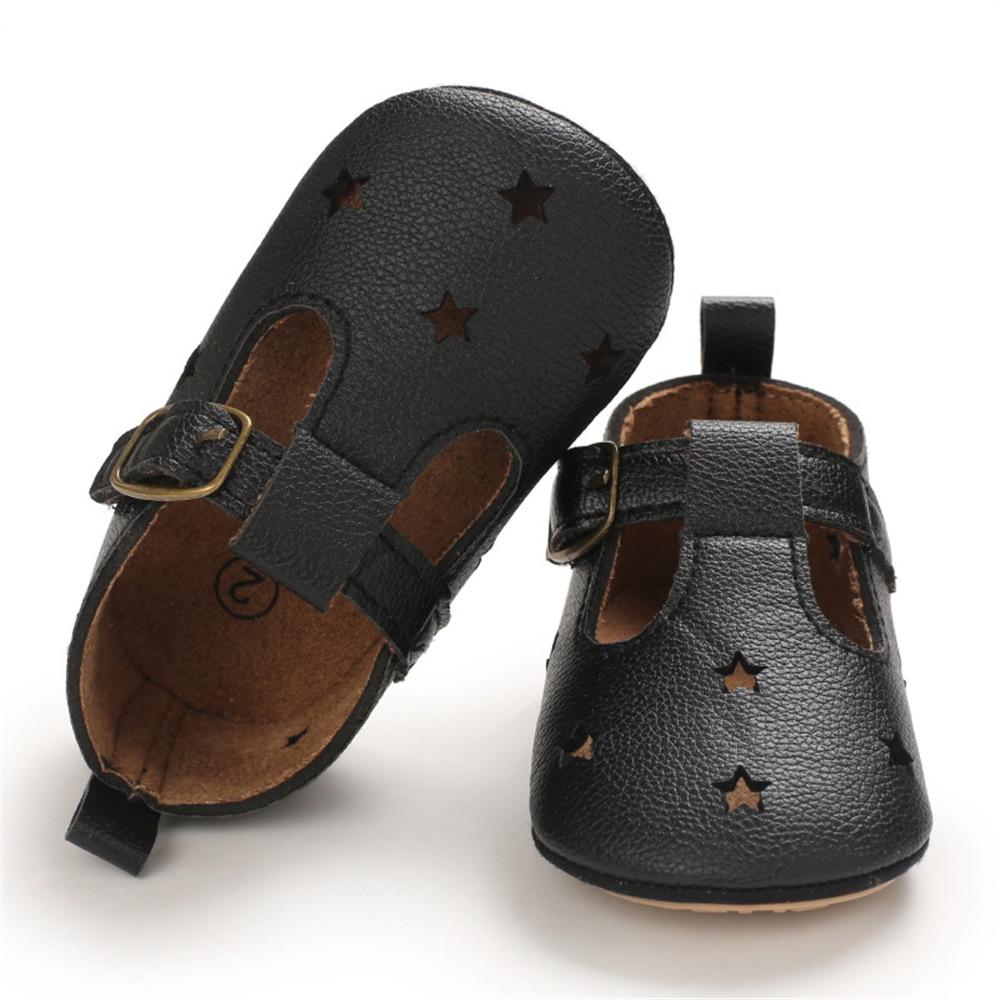 Baby Girls Hollow Out Star Leopard Adjust Buckle Sandals Kids Shoes Wholesale Suppliers