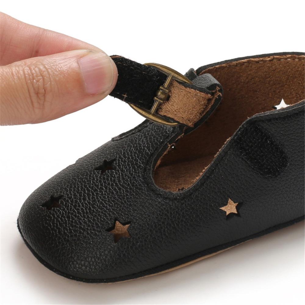 Baby Girls Hollow Out Star Leopard Adjust Buckle Sandals Kids Shoes Wholesale Suppliers