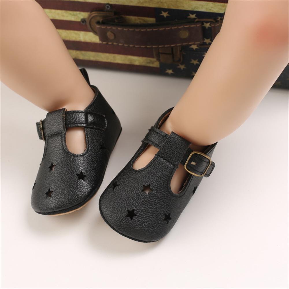 Baby Girls Hollow Out Star Leopard Adjust Buckle Sandals Kids Shoes Wholesale Suppliers