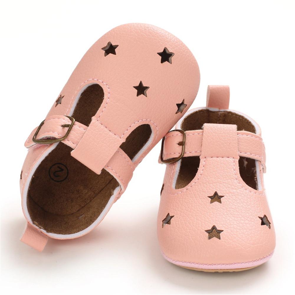 Baby Girls Hollow Out Star Leopard Adjust Buckle Sandals Kids Shoes Wholesale Suppliers