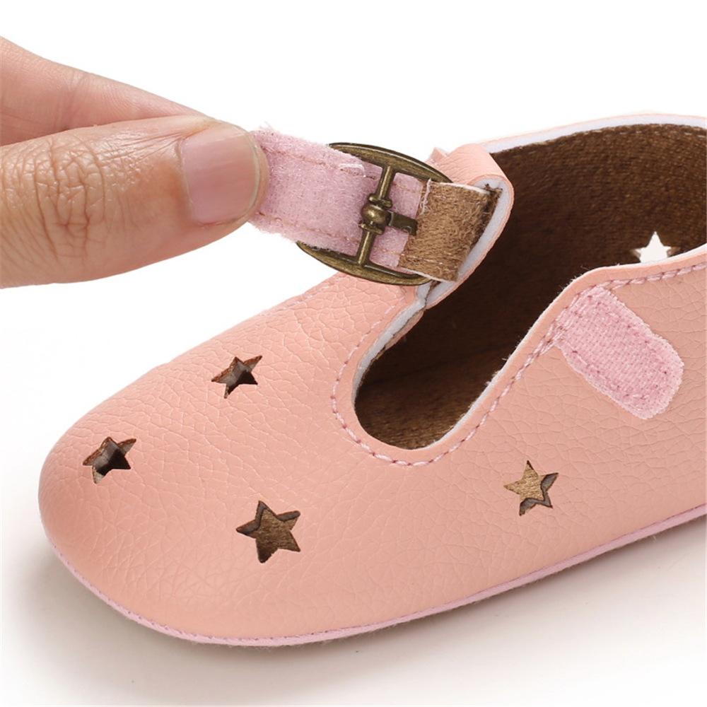 Baby Girls Hollow Out Star Leopard Adjust Buckle Sandals Kids Shoes Wholesale Suppliers