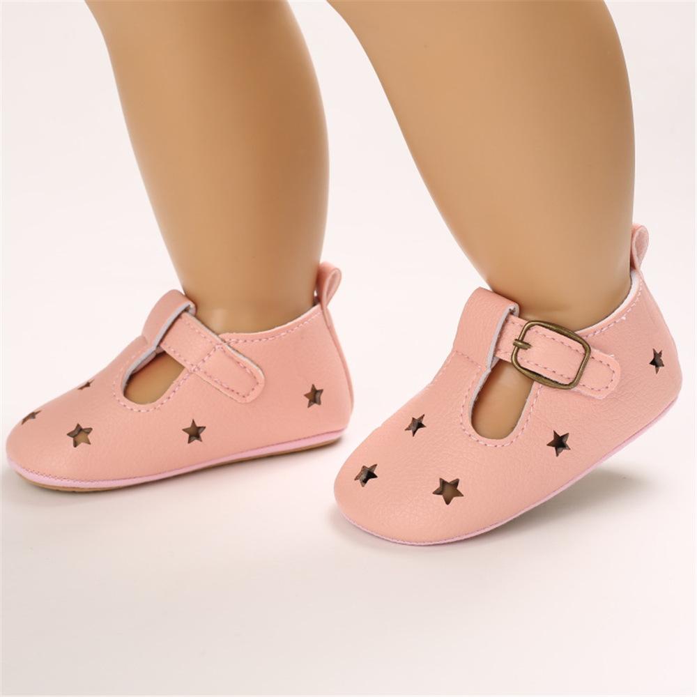 Baby Girls Hollow Out Star Leopard Adjust Buckle Sandals Kids Shoes Wholesale Suppliers