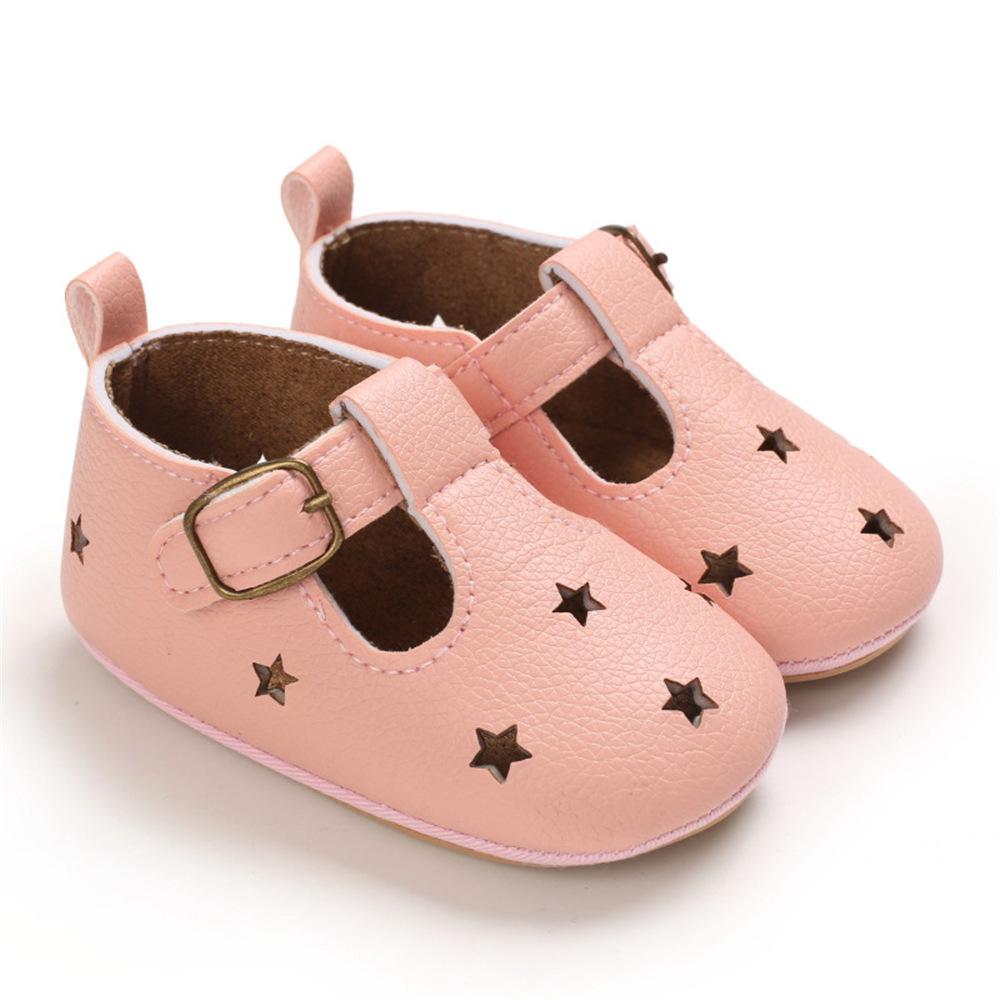Baby Girls Hollow Out Star Leopard Adjust Buckle Sandals Kids Shoes Wholesale Suppliers