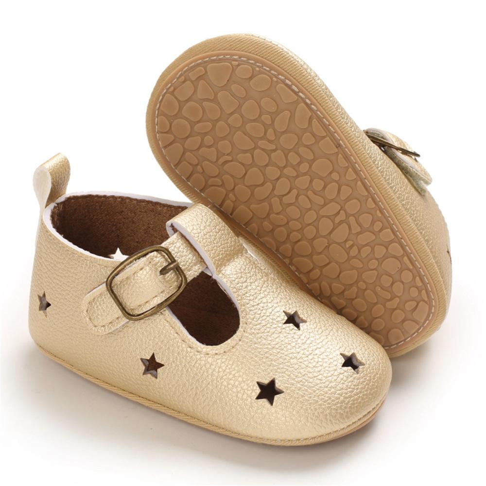 Baby Girls Hollow Out Star Leopard Adjust Buckle Sandals Kids Shoes Wholesale Suppliers