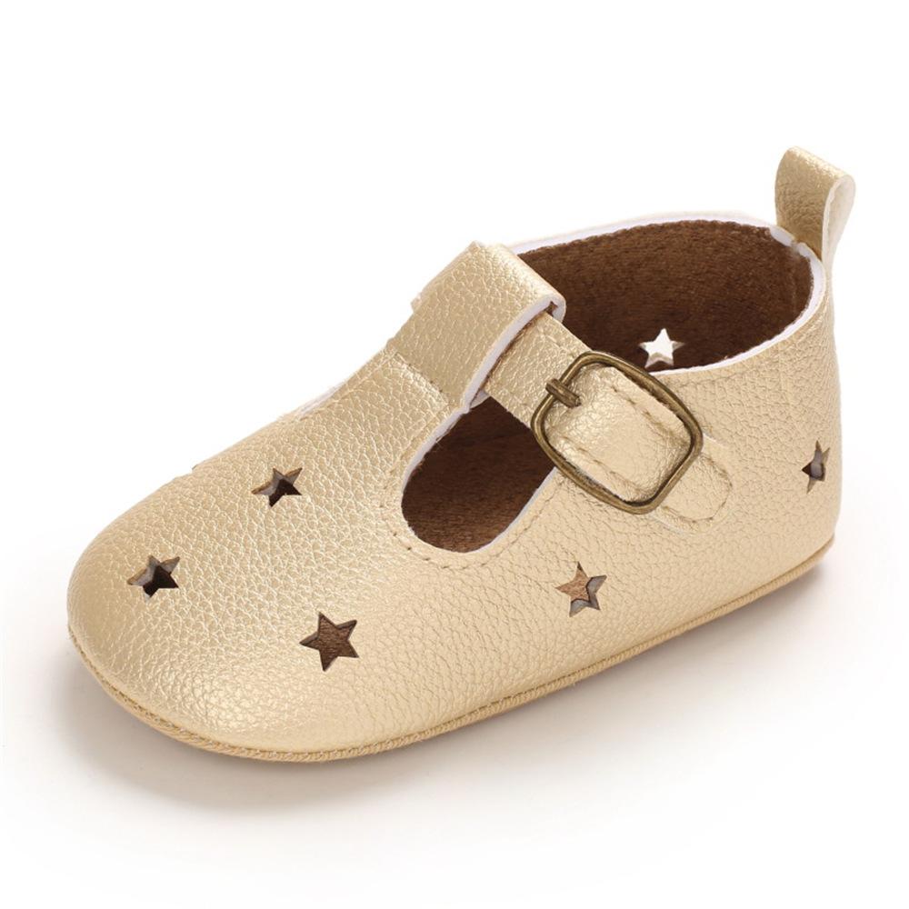 Baby Girls Hollow Out Star Leopard Adjust Buckle Sandals Kids Shoes Wholesale Suppliers