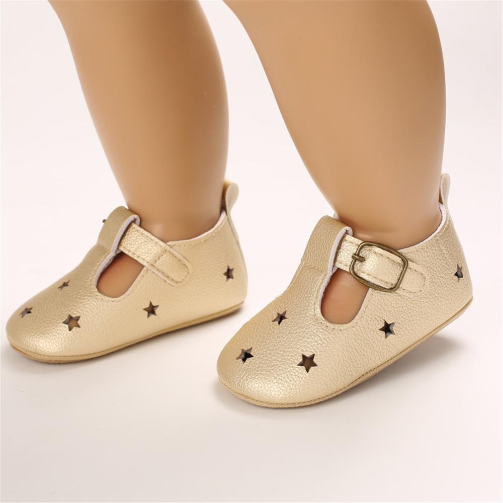 Baby Girls Hollow Out Star Leopard Adjust Buckle Sandals Kids Shoes Wholesale Suppliers