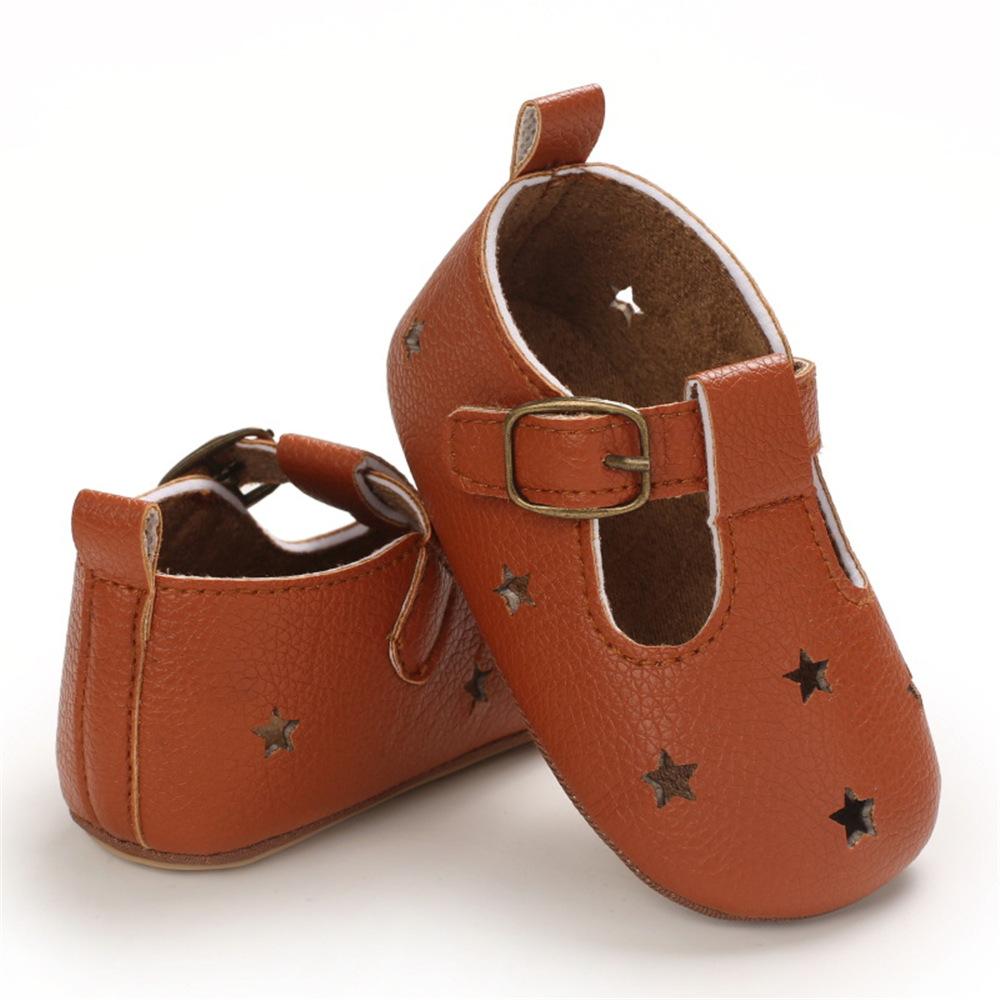 Baby Girls Hollow Out Star Leopard Adjust Buckle Sandals Kids Shoes Wholesale Suppliers