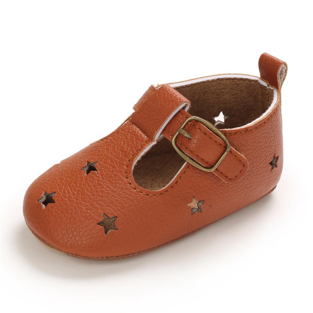 Baby Girls Hollow Out Star Leopard Adjust Buckle Sandals Kids Shoes Wholesale Suppliers