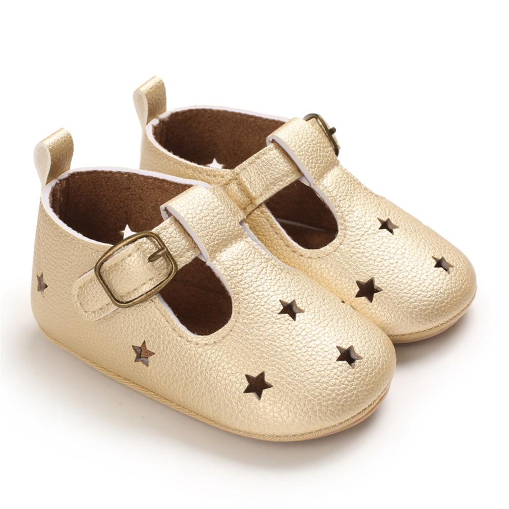 Baby Girls Hollow Out Star Leopard Adjust Buckle Sandals Kids Shoes Wholesale Suppliers