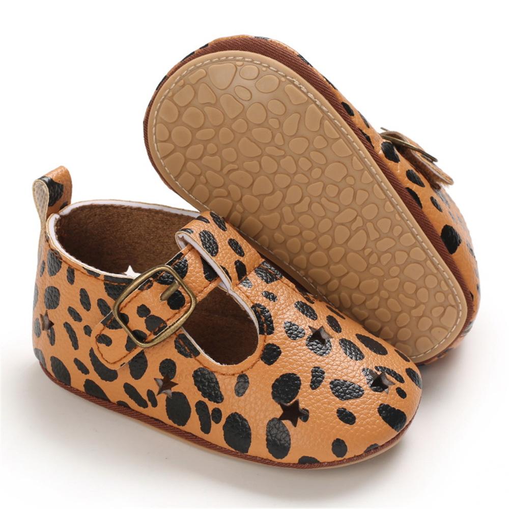 Baby Girls Hollow Out Star Leopard Adjust Buckle Sandals Kids Shoes Wholesale Suppliers