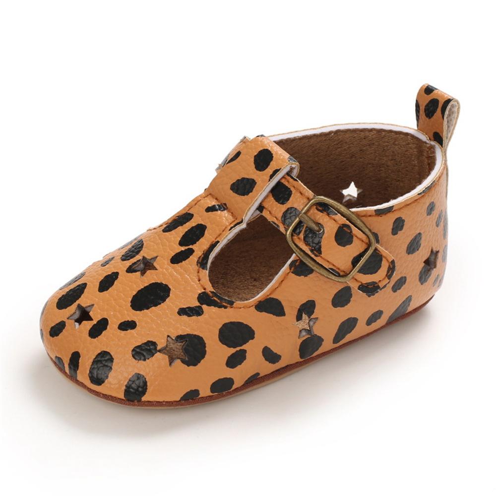 Baby Girls Hollow Out Star Leopard Adjust Buckle Sandals Kids Shoes Wholesale Suppliers