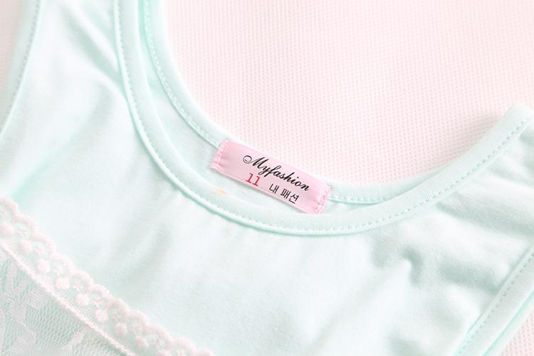 Fashionable Girls Lace Letter Print Vest Dress