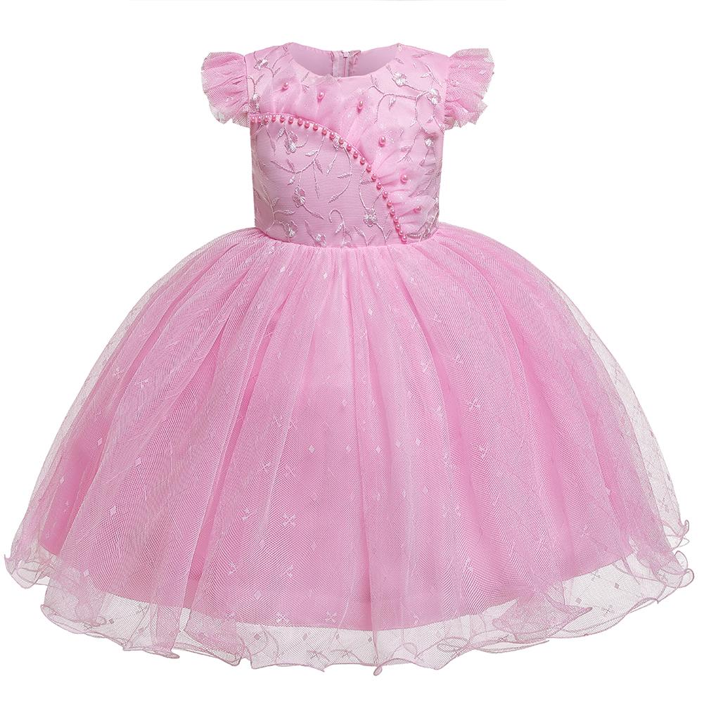 Girl Princess Dress Solid Tulle Party Dress