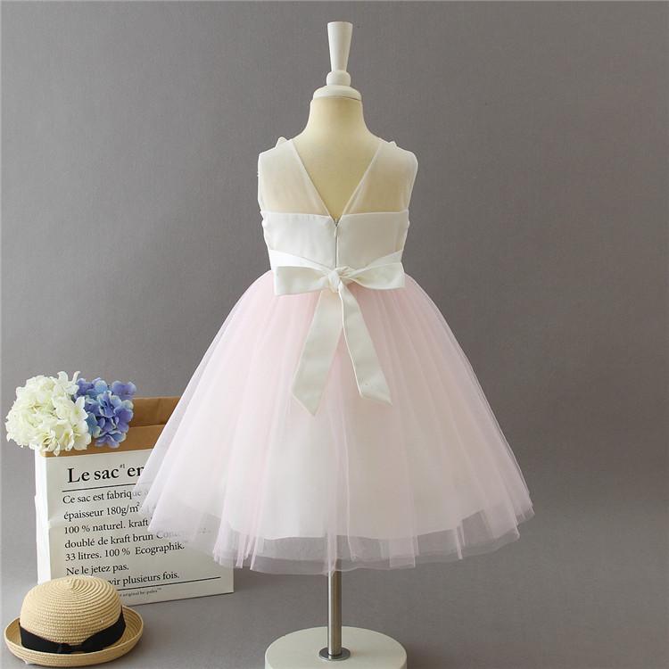 Christmas Mesh Princess Flower Girl Dress