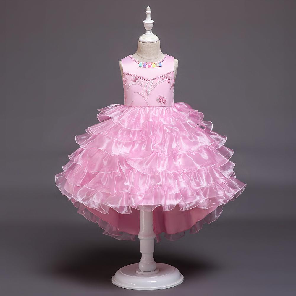 Girl Prom Dress Trailing Princess Skirt Flower Girl Dress