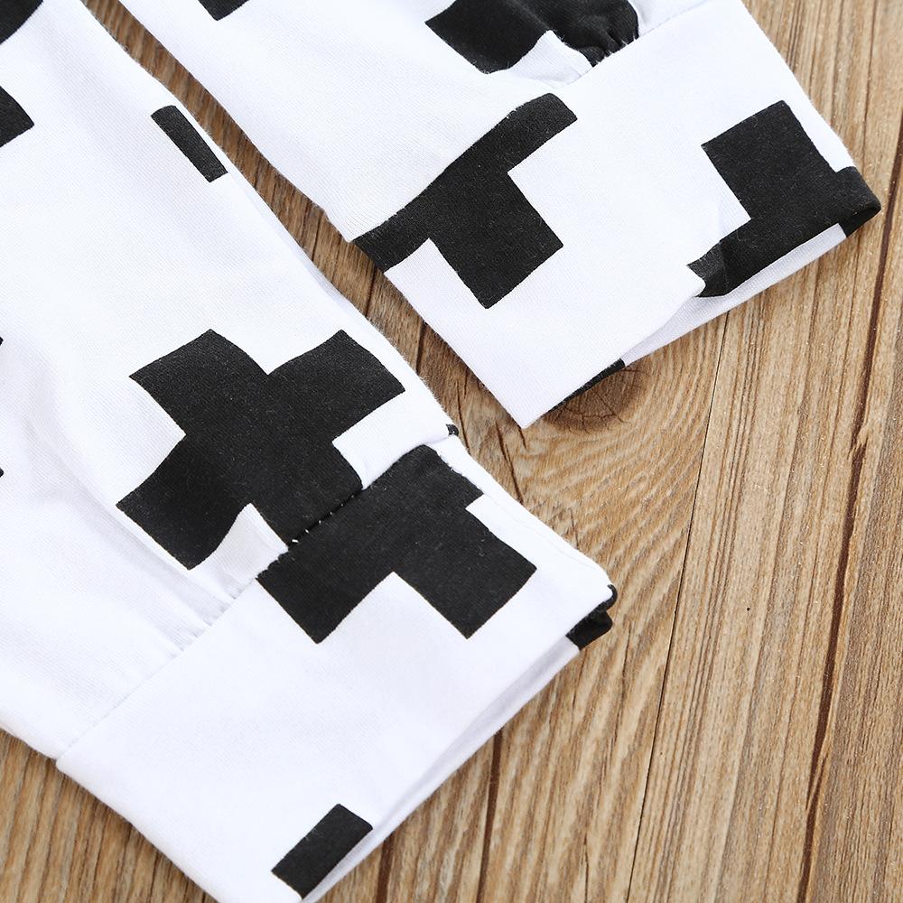 Boys Imagine Printed Short Sleeve T-shirt & Cross Printed Pants Boy Clothing Wholesale