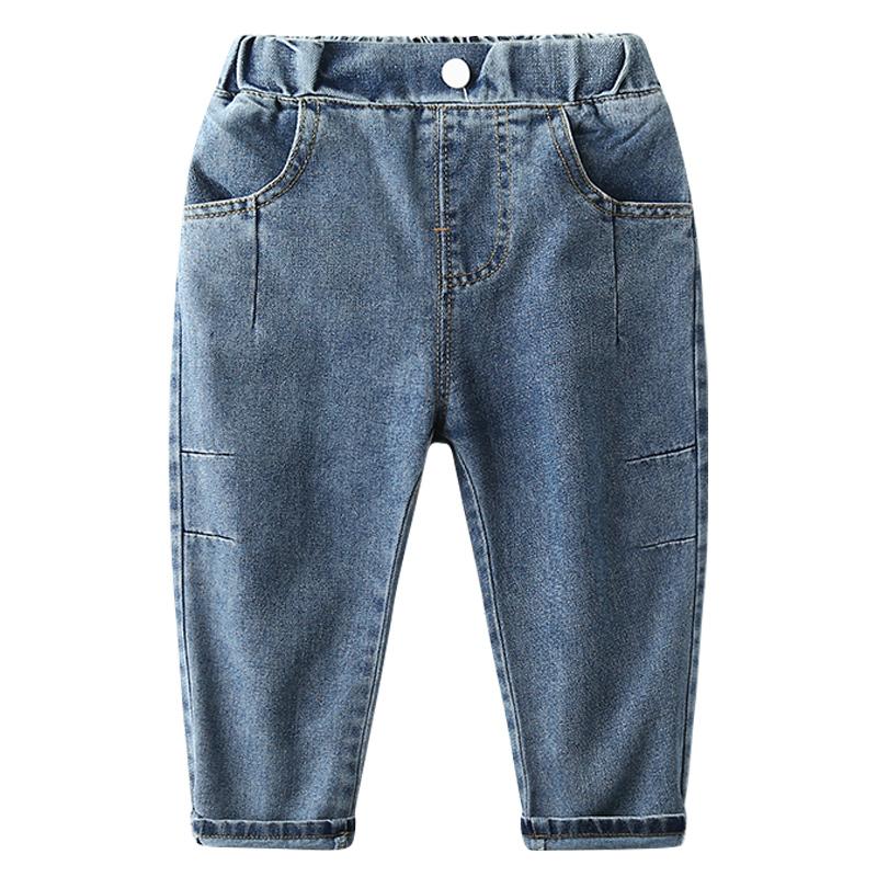 Jeans Boys Solid Color Fashionable Trousers Wholesale Childrens Clothing