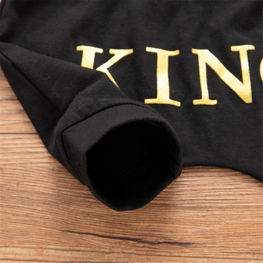 Baby Boys King Printed Sleeveless Hooded Top & Shorts Buy Baby Clothes Wholesale