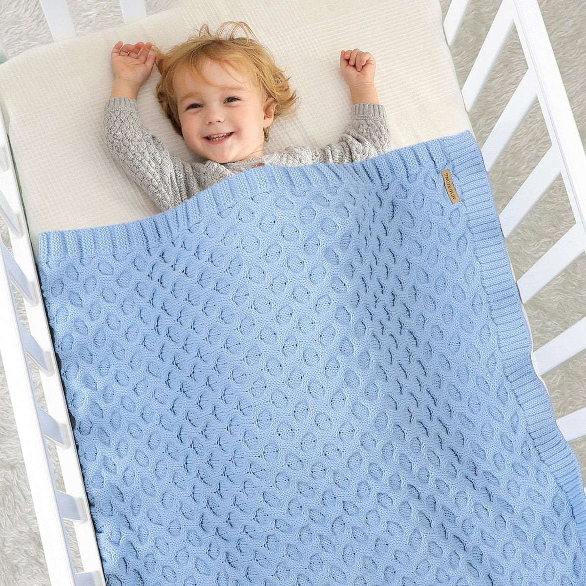 Knitted Hug Blanket Baby Windproof Cover Quilt Stroller Cover Blanket Baby Clothes Wholesale