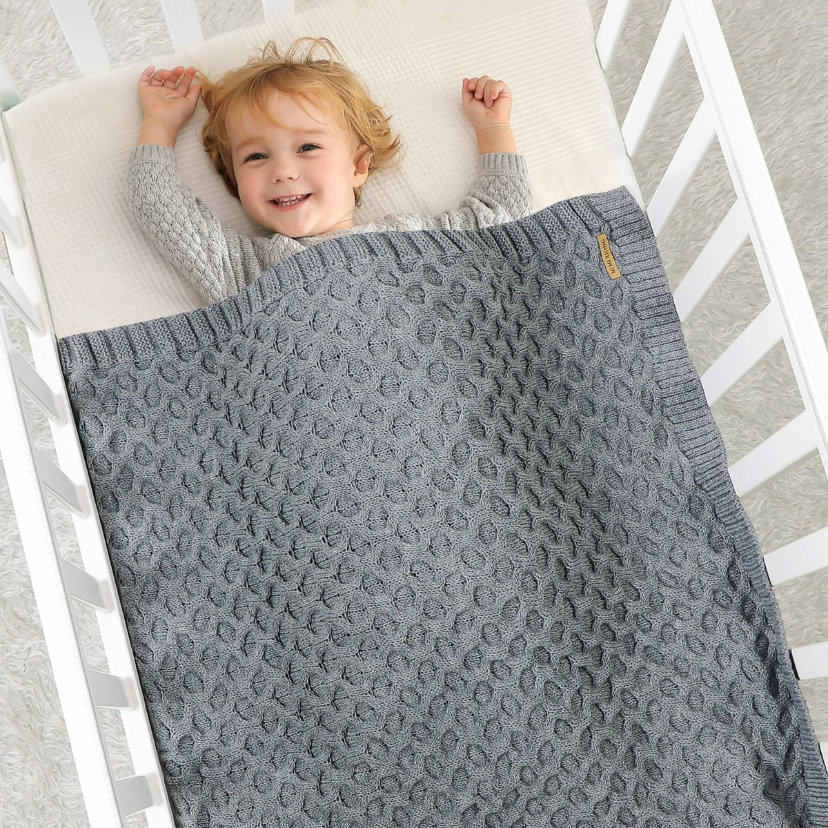 Knitted Hug Blanket Baby Windproof Cover Quilt Stroller Cover Blanket Baby Clothes Wholesale