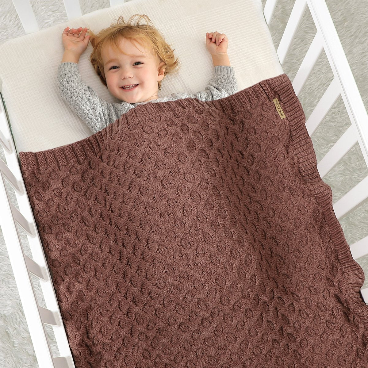 Knitted Hug Blanket Baby Windproof Cover Quilt Stroller Cover Blanket Baby Clothes Wholesale