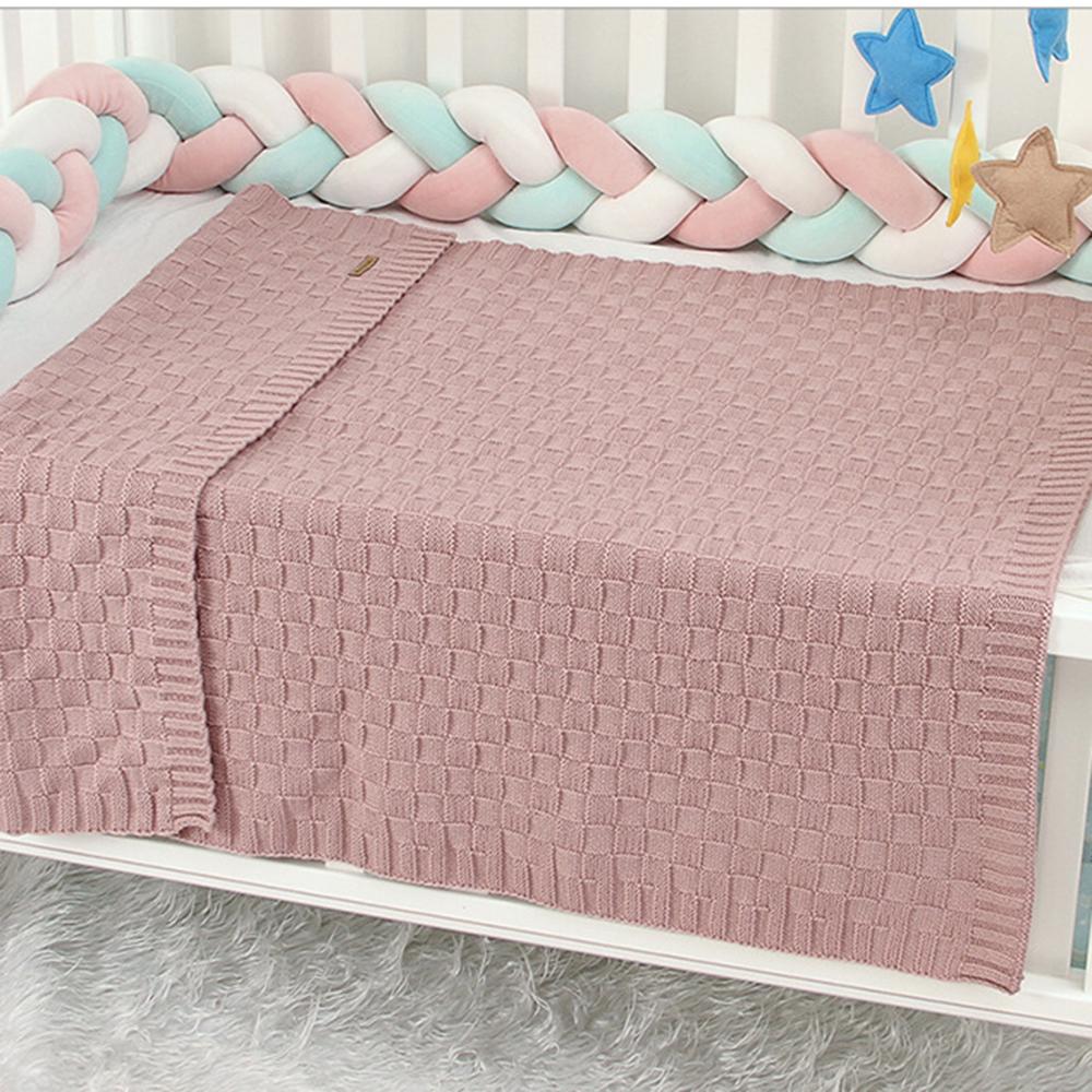 Baby Knitted Solid Color Windproof Blankets Baby Blanket Wholesale