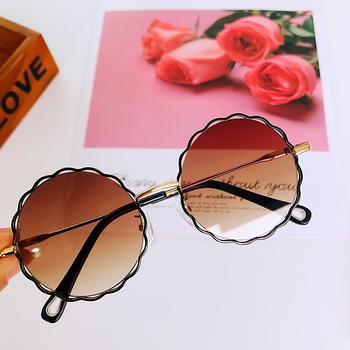 Lace Fashion Street Round Frame Sunglasses Accessories Wholesale