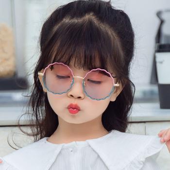 Lace Fashion Street Round Frame Sunglasses Accessories Wholesale