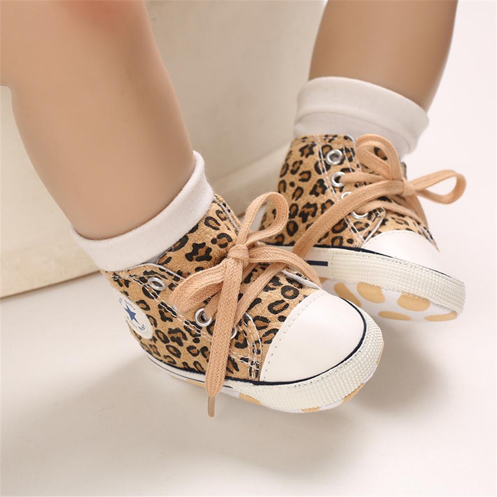 MommBaby Baby Unisex Lace Up Canvas Cartoon Printed Casual Sneakers Kids Shoes Wholesale Suppliers