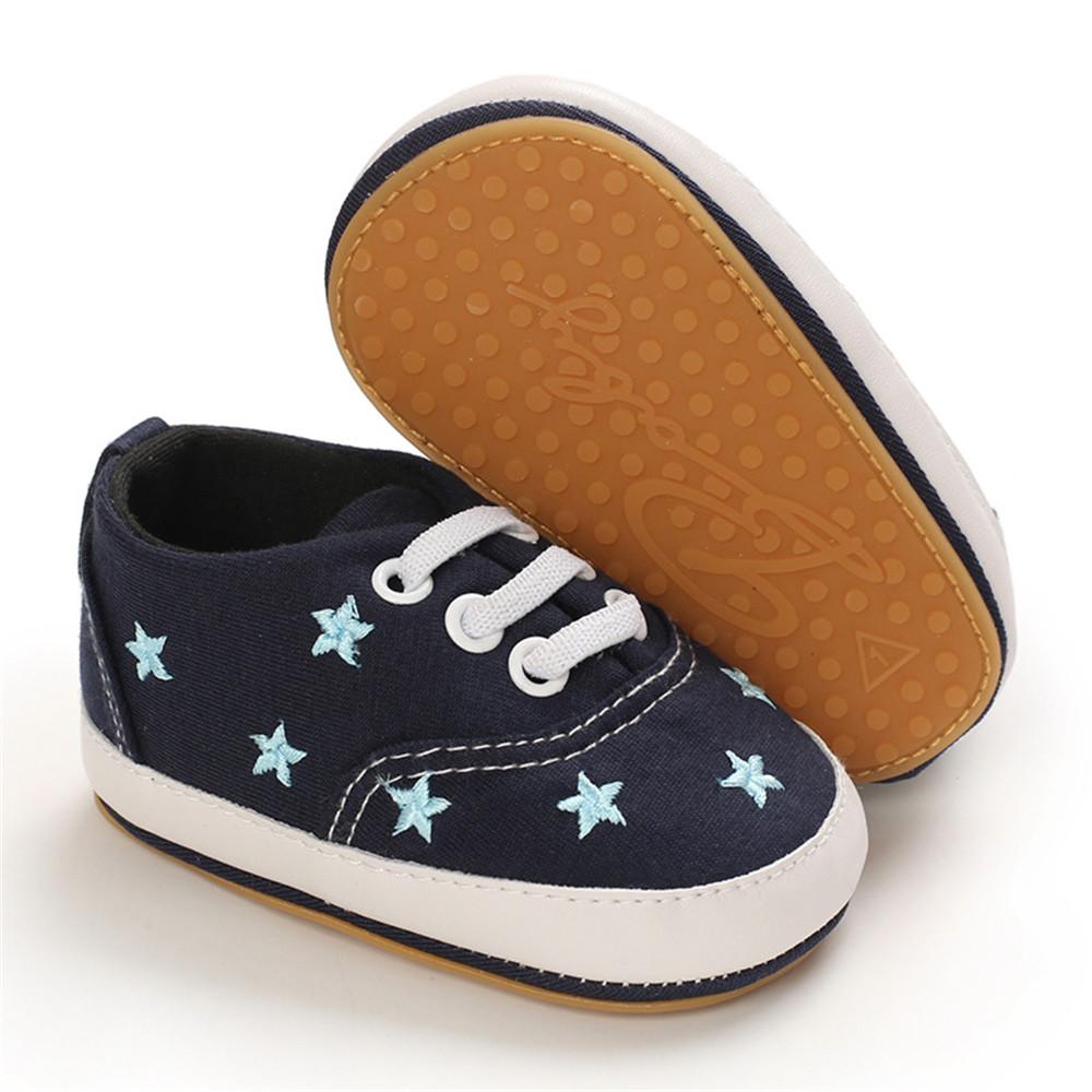 MommBaby Baby Unisex Lace Up Canvas Casual Shoes Wholesale Toddler Shoes