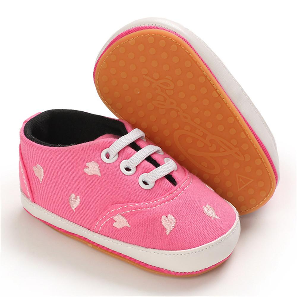 MommBaby Baby Unisex Lace Up Canvas Casual Shoes Wholesale Toddler Shoes