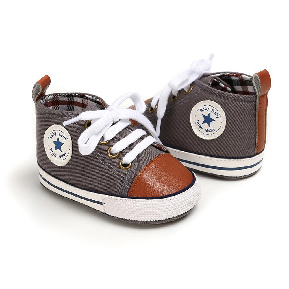 Baby Unisex Lace Up Canvas Casual Sneakers Wholesale Children Shoes