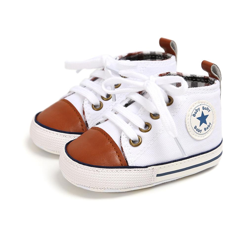 Baby Unisex Lace Up Canvas Casual Sneakers Wholesale Children Shoes