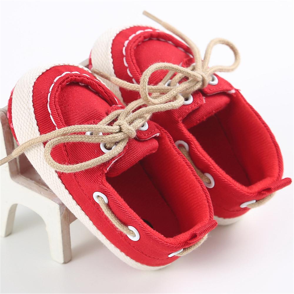 Baby Unisex Lace Up Casual Flats Wholesale Children Shoes