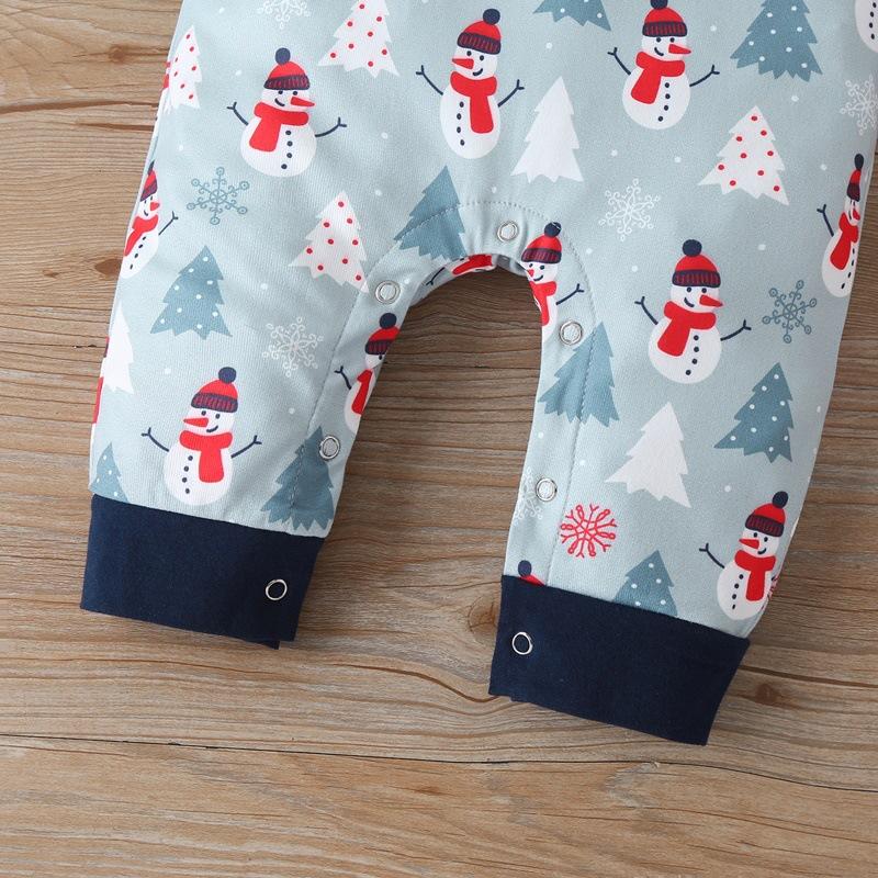 Baby Boys Lapel Long Sleeve Cartoon Printed Romper Cheap Baby Clothes Wholesale