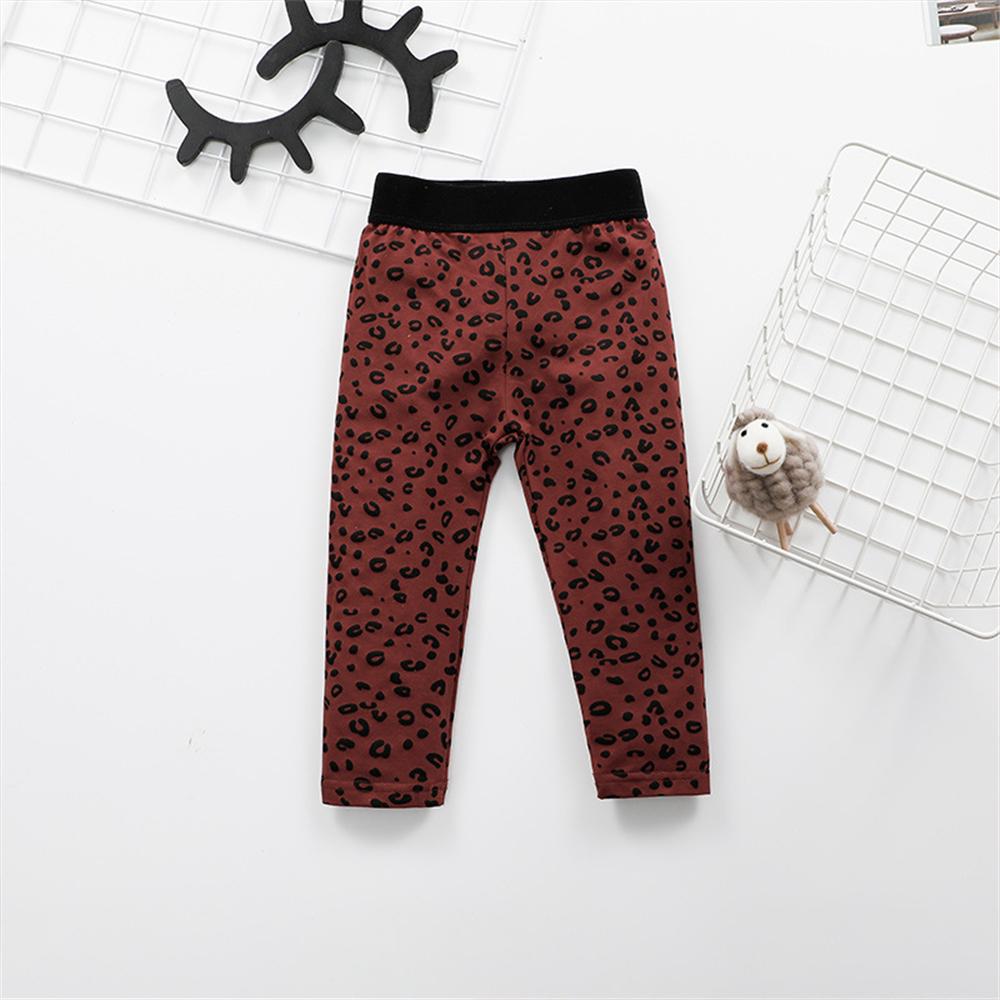 Girls Leopard Printed Fashion Leggings Trendy Kids Wholesale Clothing