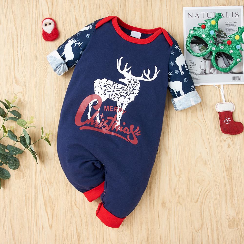 Baby Letter Animal Cartoon Printed Long Sleeve Romper baby clothing wholesale distributors