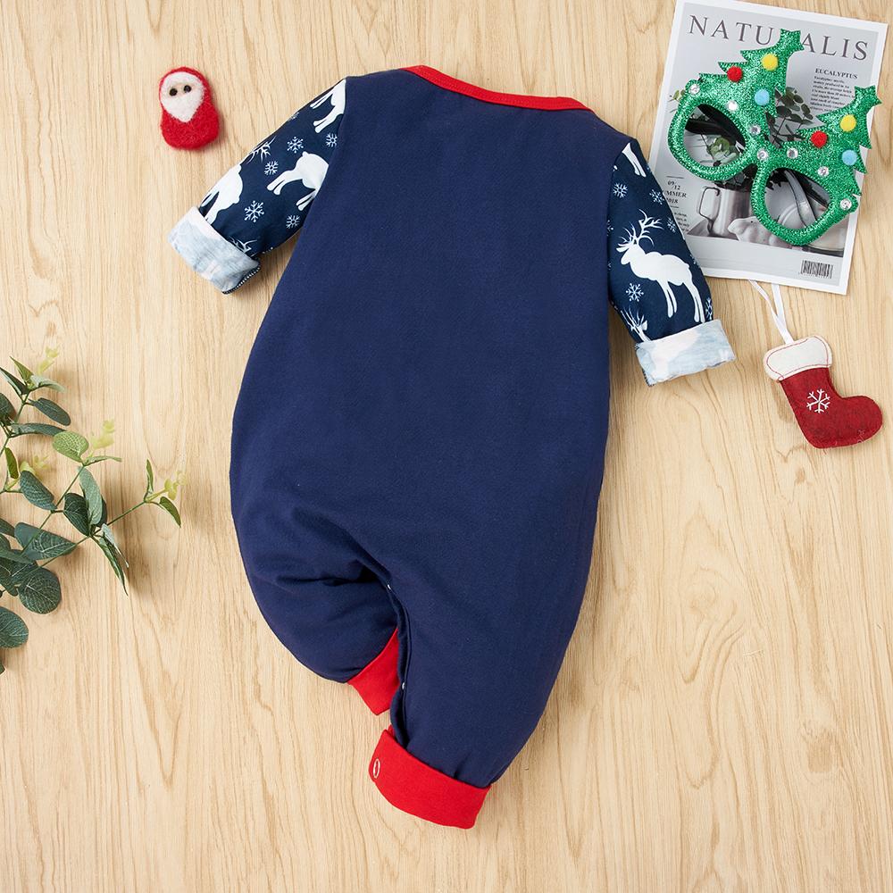 Baby Letter Animal Cartoon Printed Long Sleeve Romper baby clothing wholesale distributors