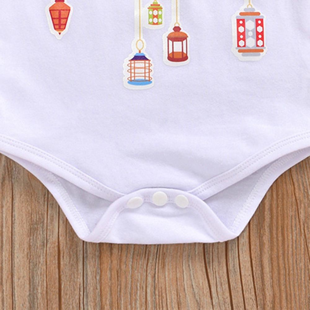 Baby Unisex Letter Cartoon Printed Short Sleeve Romper baby clothes wholesale distributors