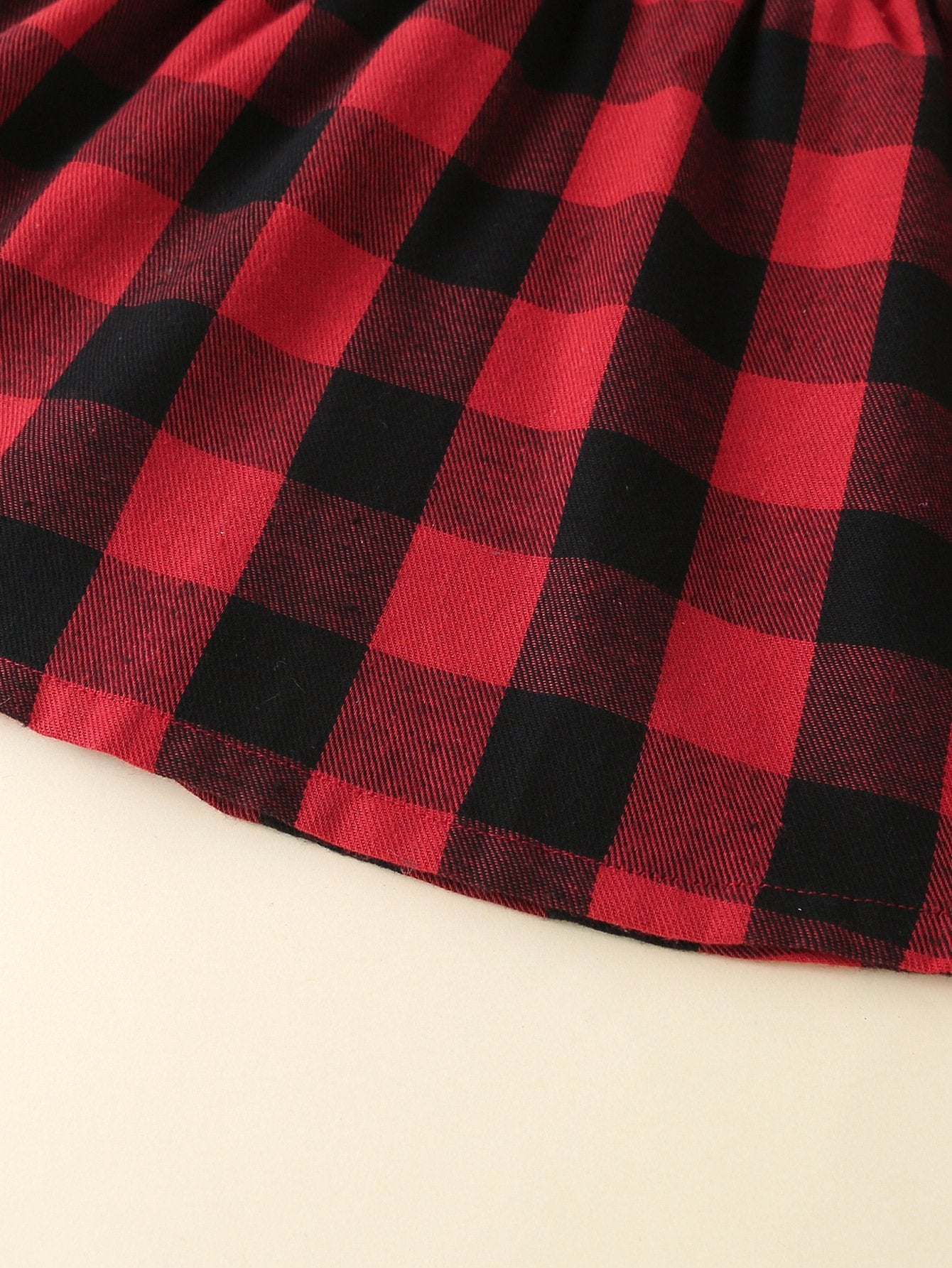 Girls Letter Long Sleeve Plaid Top & Skirts children wholesale clothing