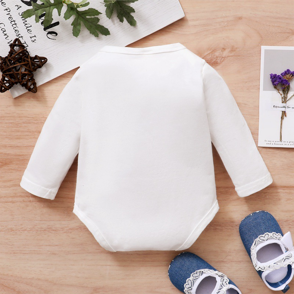 Baby Letter Long Sleeve Romper baby clothes wholesale