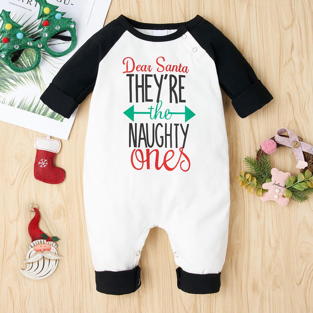 Baby Letter Printed Long Sleeve Romper Wholesale Baby Clothes