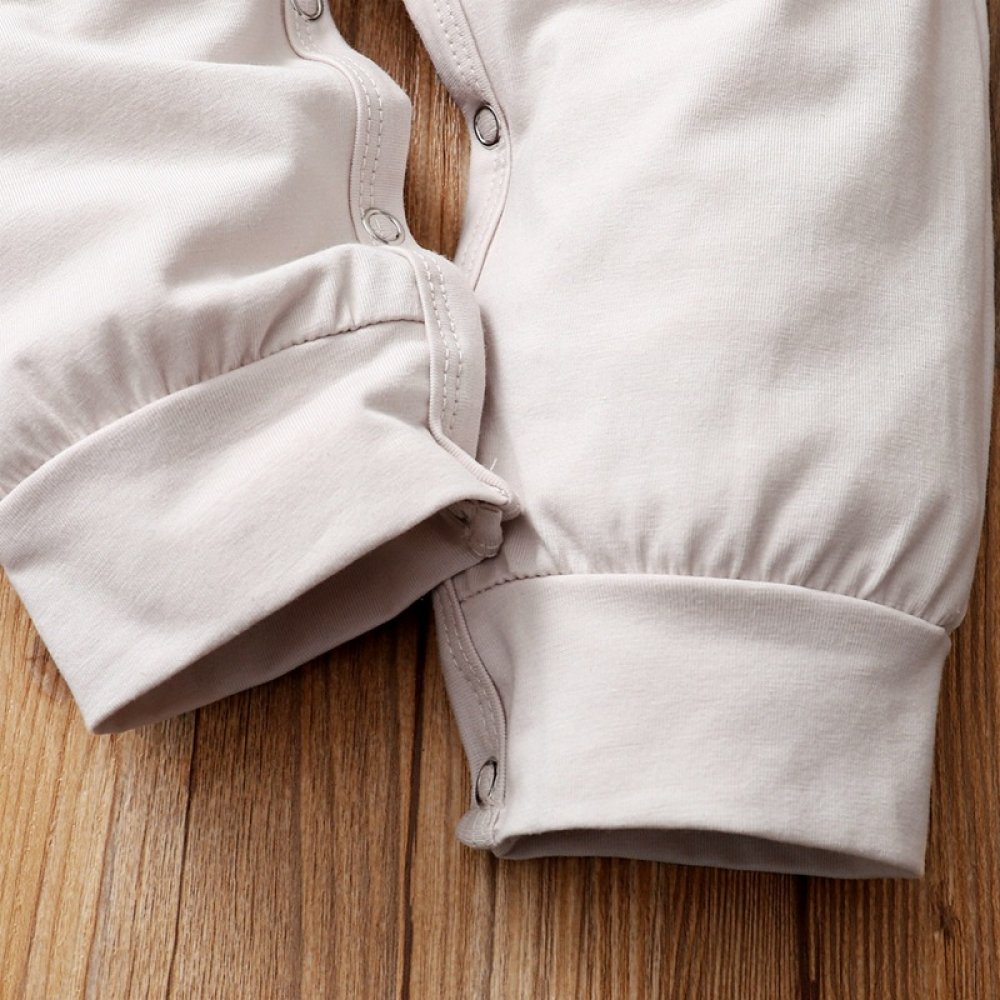 Baby Letter Printed Long Sleeve Romper kids wholesale clothing