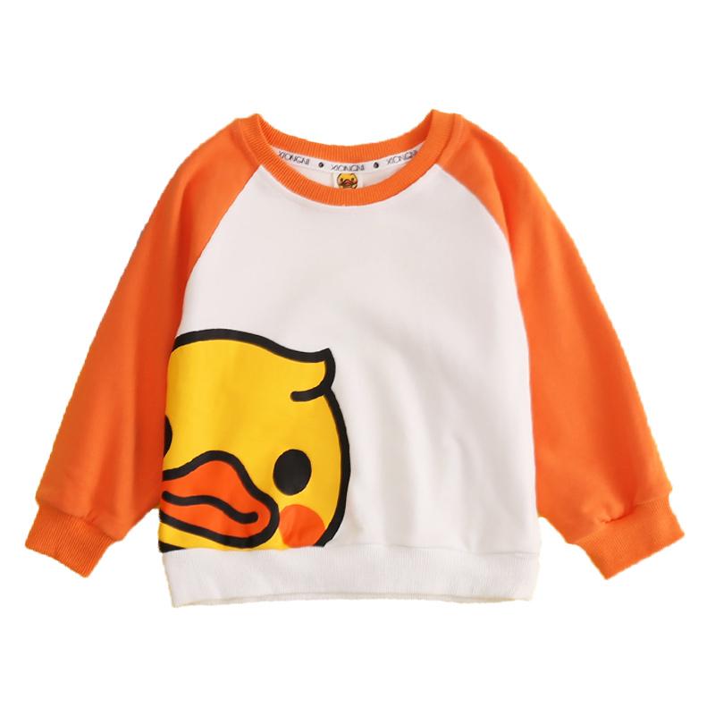 Little Yellow Duck Kids Boys Long Sleeve Sweatshirt Pullover Wholesale Kids Clothing