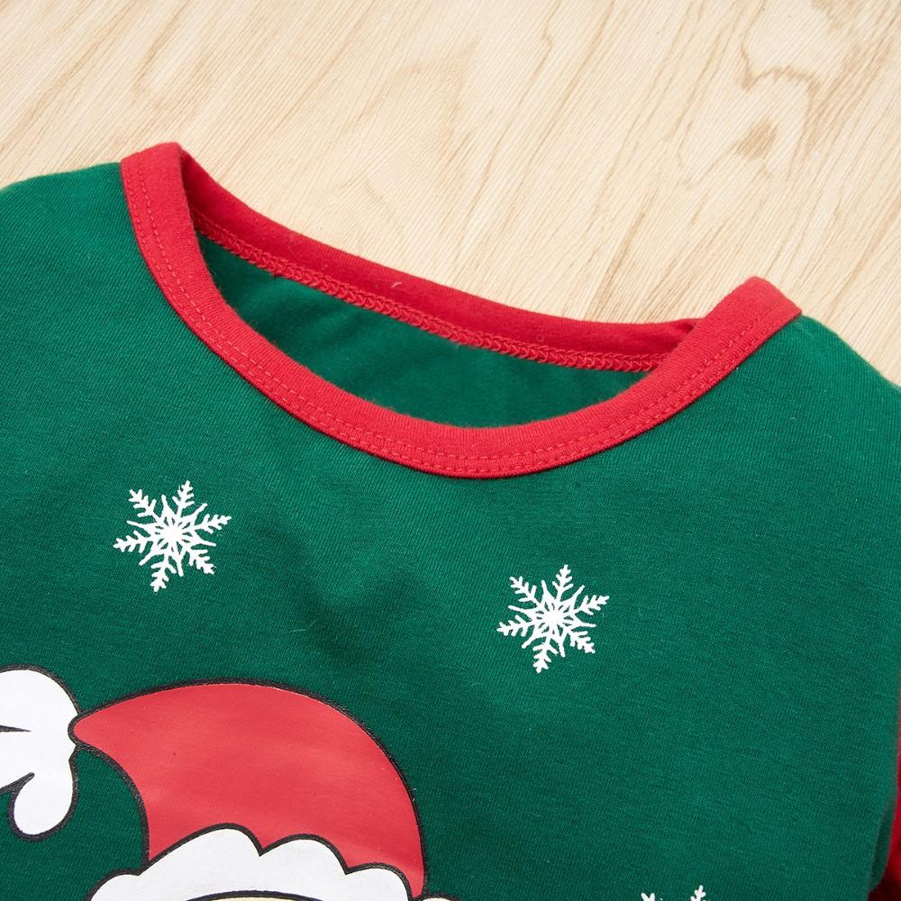 Baby Long Sleeve Cartoon Christmas Top & Pants Wholesale Baby Clothing