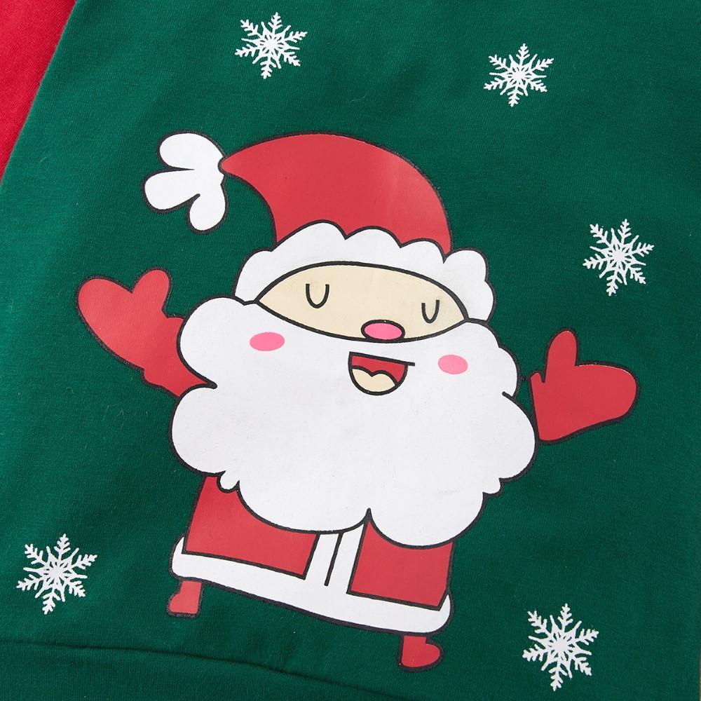 Baby Long Sleeve Cartoon Christmas Top & Pants Wholesale Baby Clothing